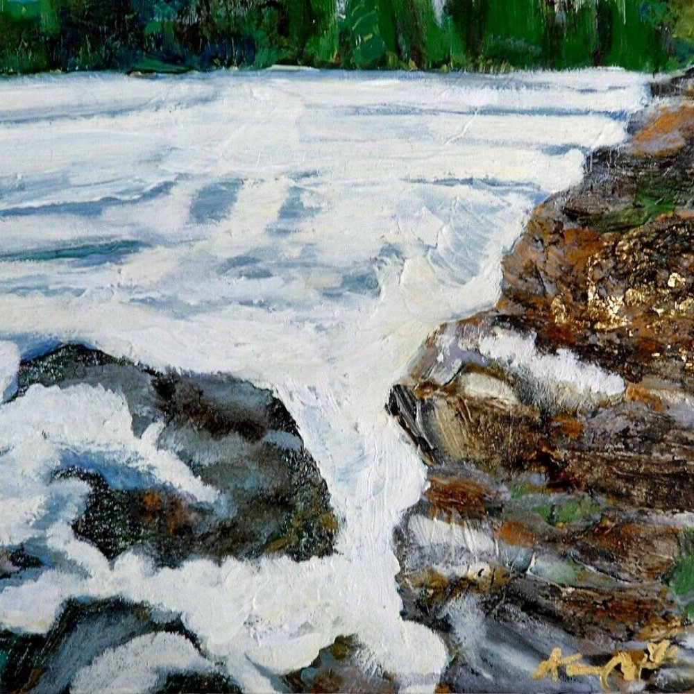 Botanical Bay original oil